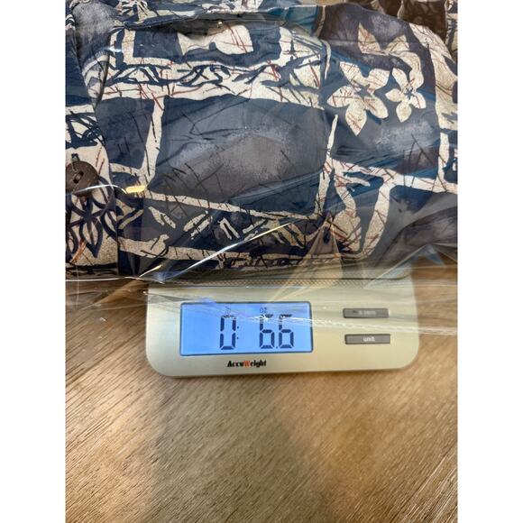 Vintage Hawaiian Reserve Shirt Floral Blue Cream Tan Aloha Button Up L - Picture 13 of 14